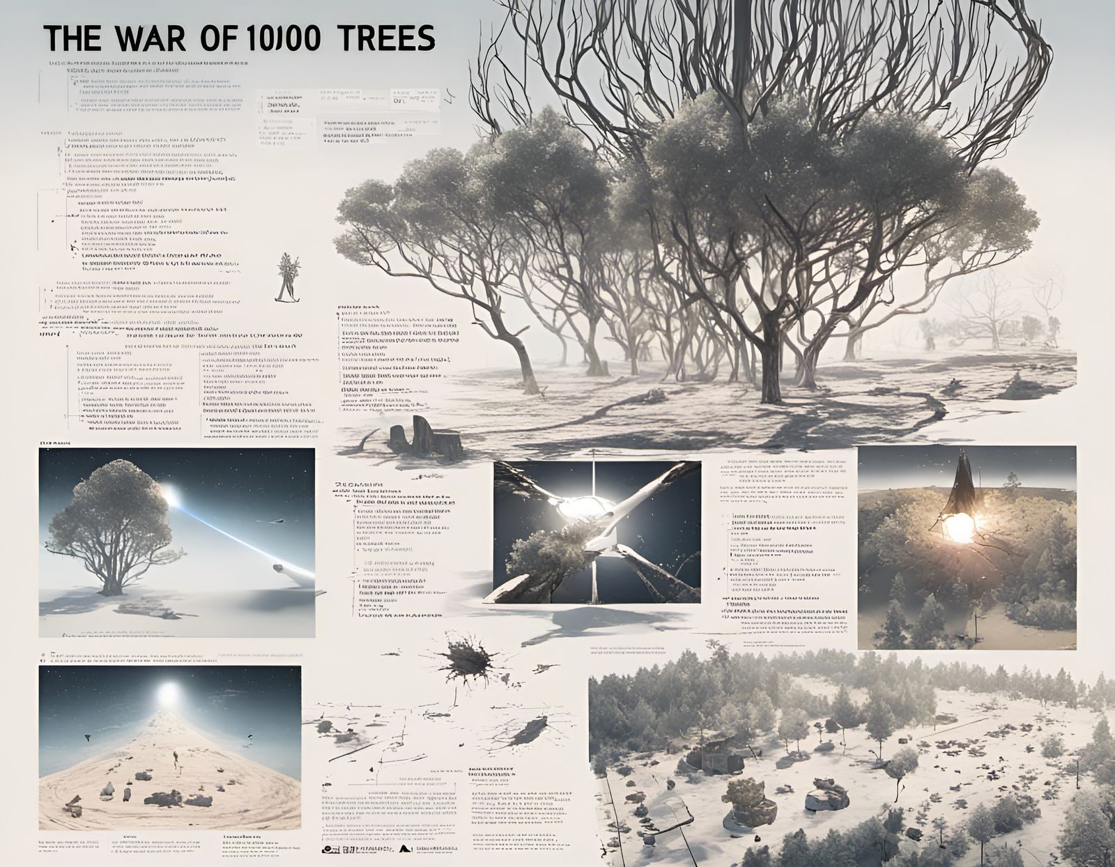 Extraterrestrial War of 1000 Trees in 16k