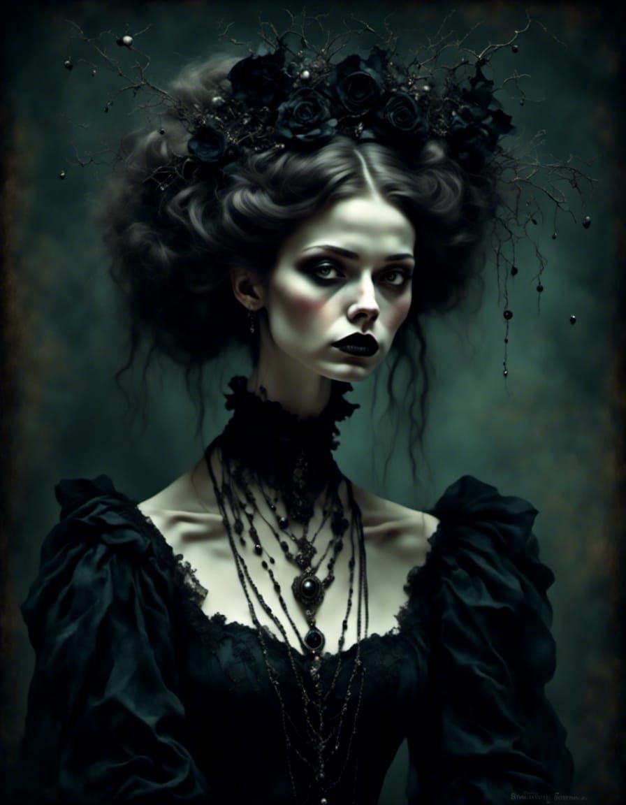 beautiful gothic lady