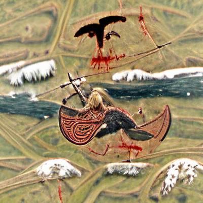 Viking Blood Eagle Ritual with Ravens