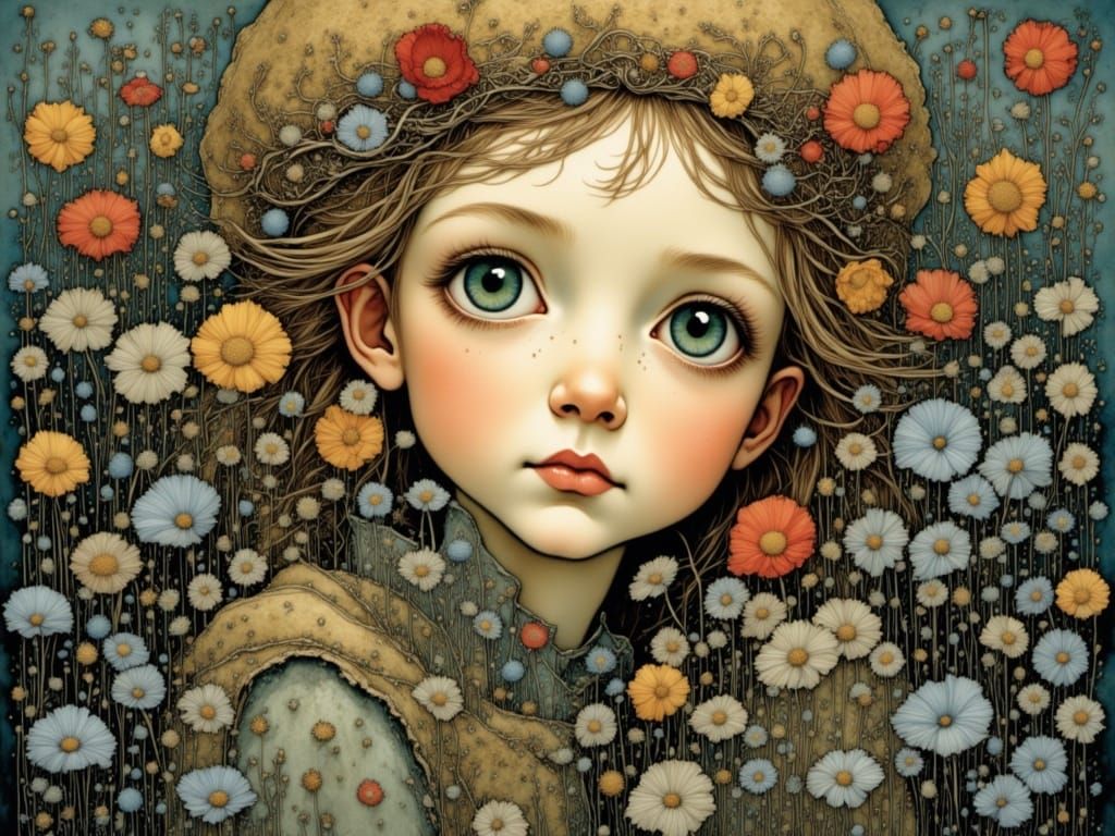 Whimsical Dreamscapes in Intricate Artistic Style