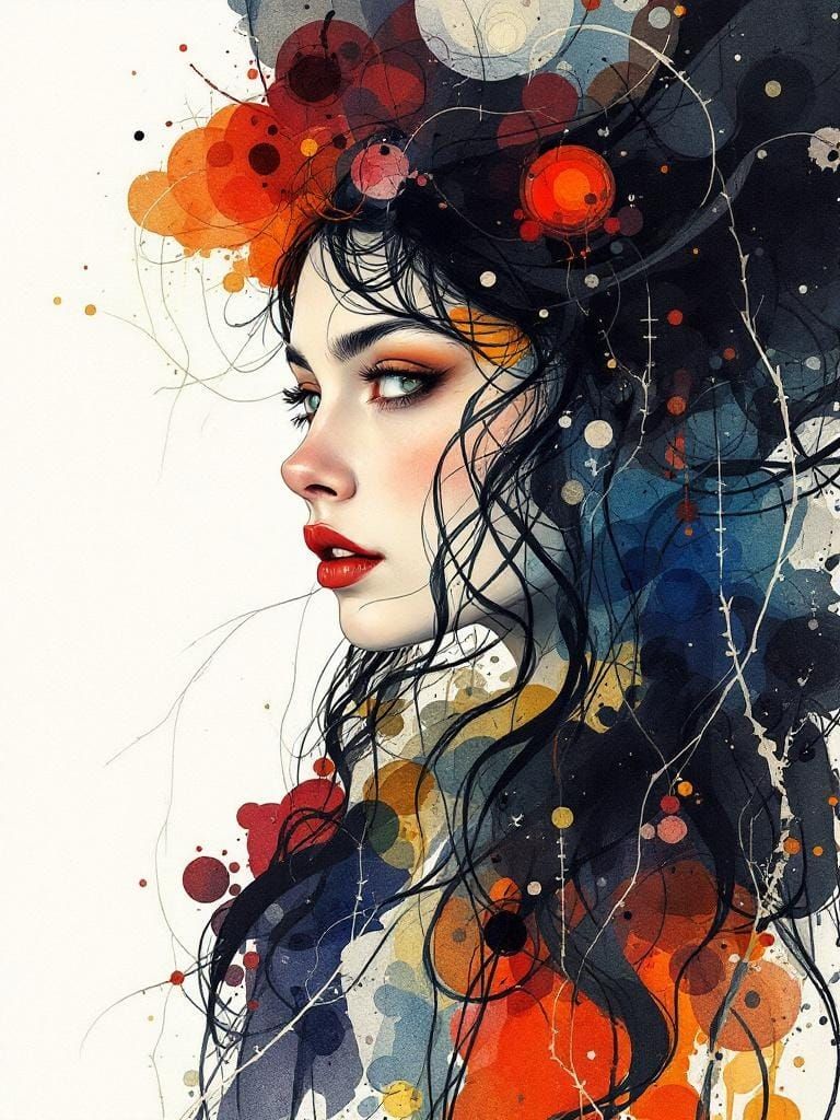 Figure Study in Rackham and Schiele Style