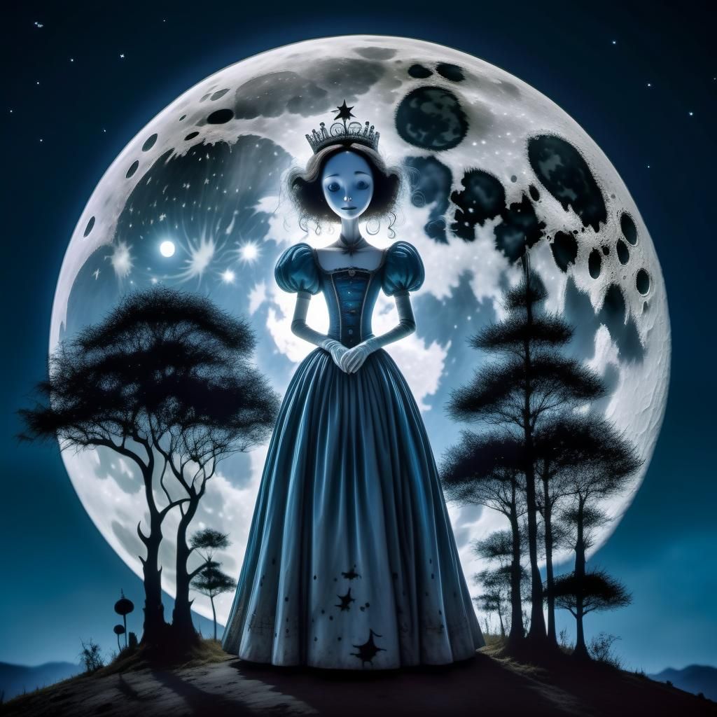 Gothic Princess in Stop-Motion Style