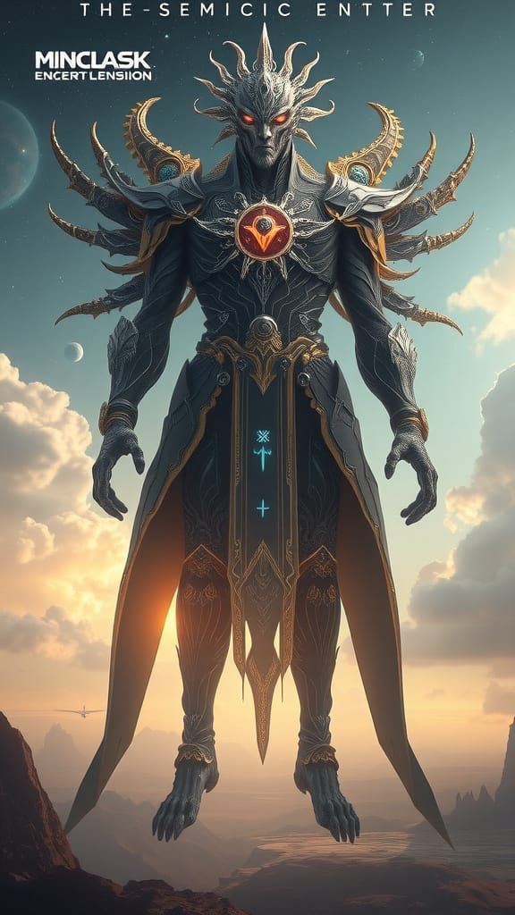 Colossal Cosmic Entity in Detailed Matte Painting Style