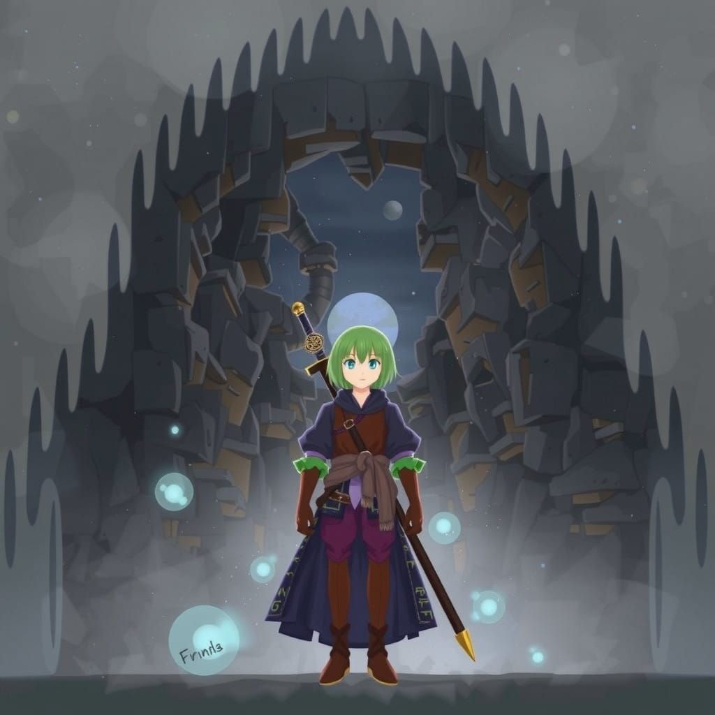 Ethereal Ronin Samurai Seeks Spiritual Guidance in Mysteriou...