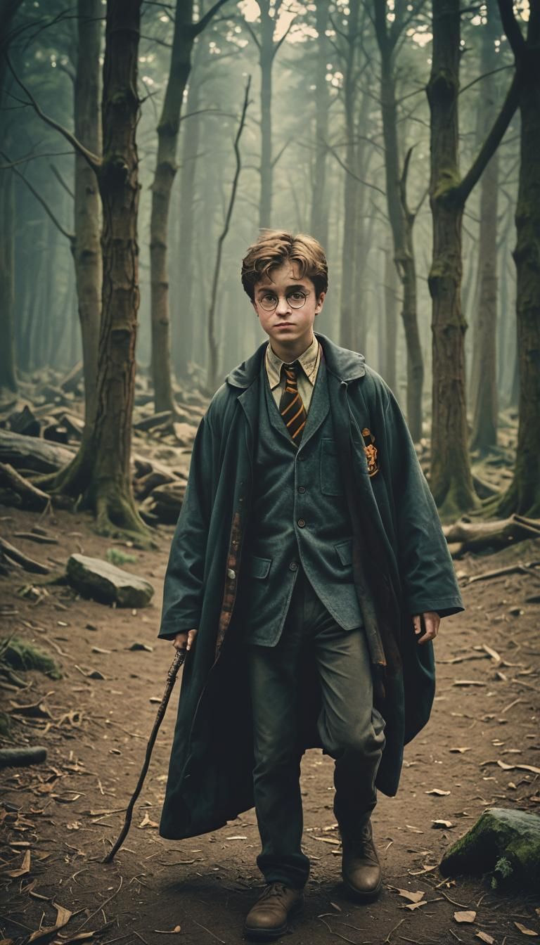 Cinematic Harry Potter Film Still in 35mm