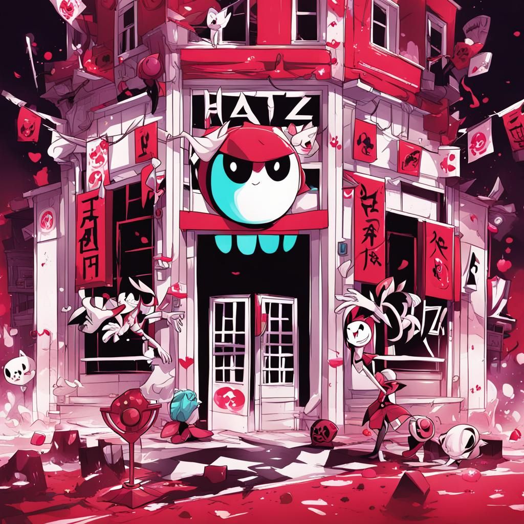 Hazbin Hotel Characters in Anime Style