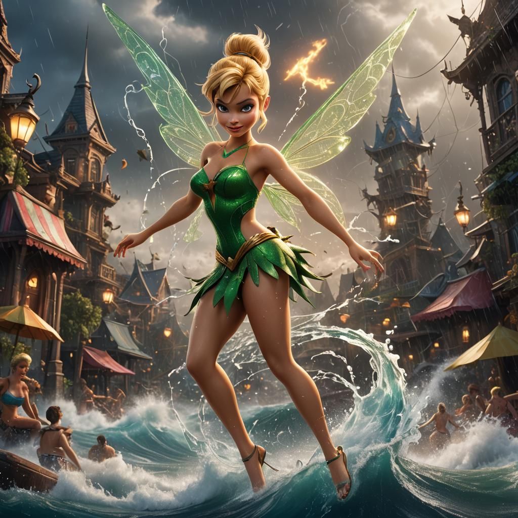 Tinkerbell and the Hurricane: Fantasy Concept Art