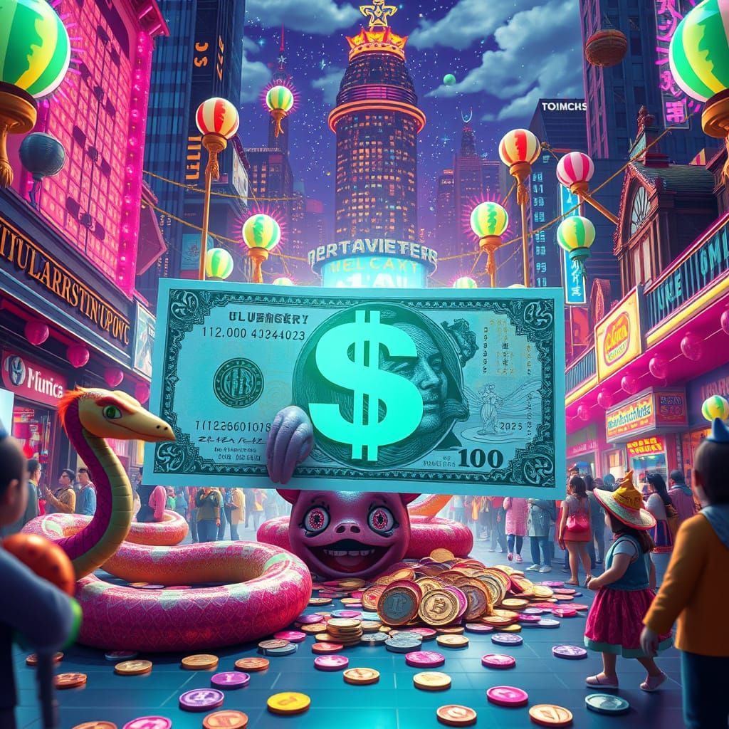 Vibrant Carnival of Financial Markets with Real Money Bursti...