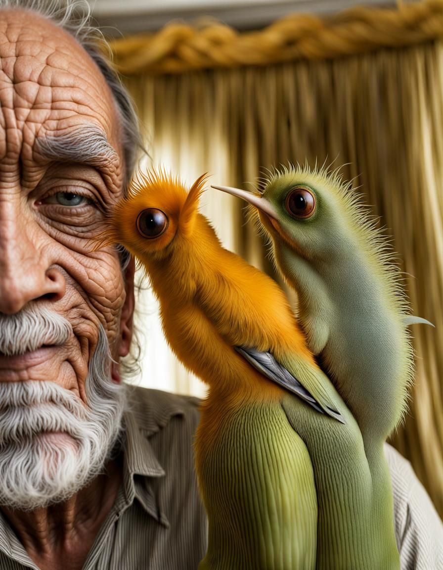 Very Old dbfish and Some Appropriately Strange Shoulder Birds...