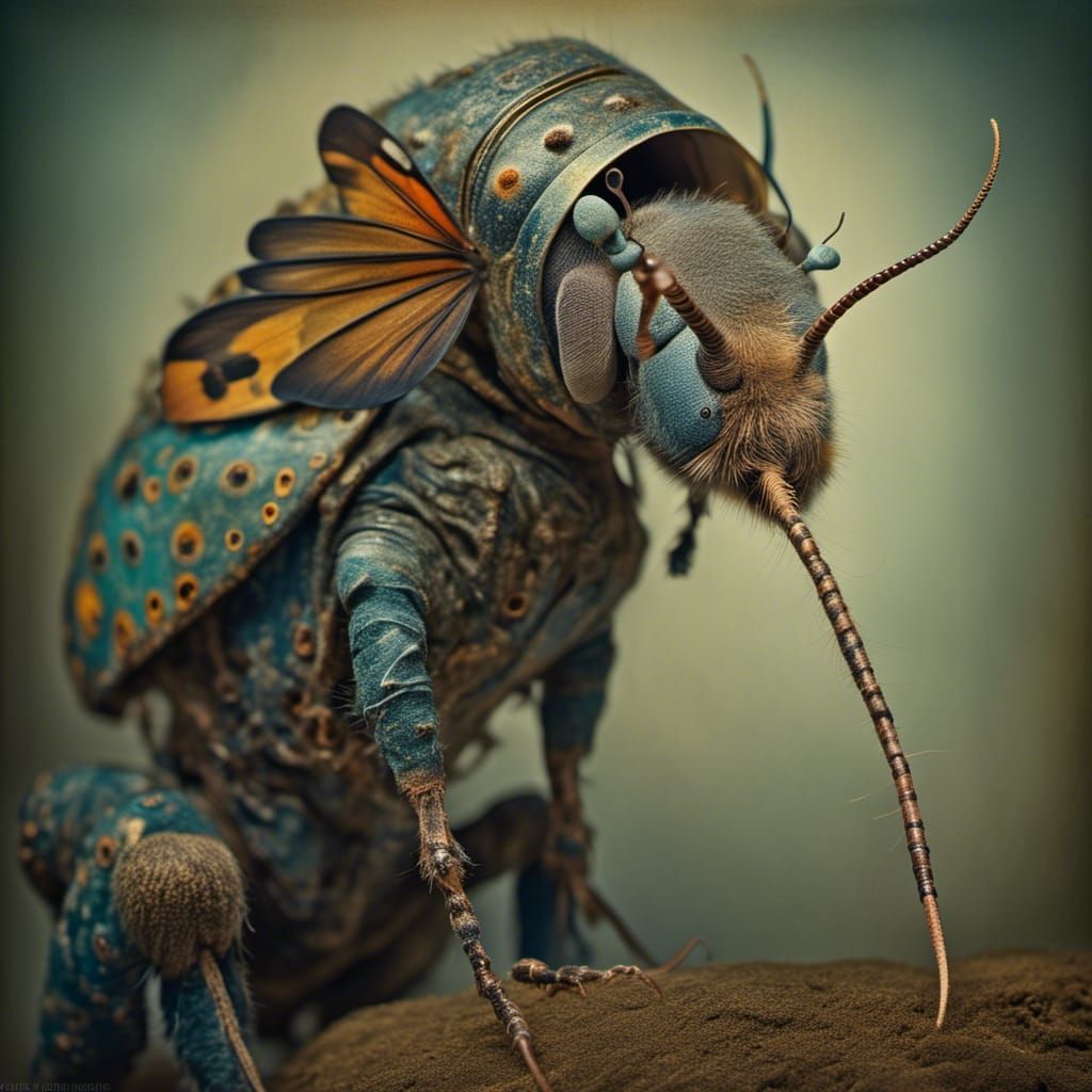 Exotic Alien Species in Hyperrealistic 3D Render