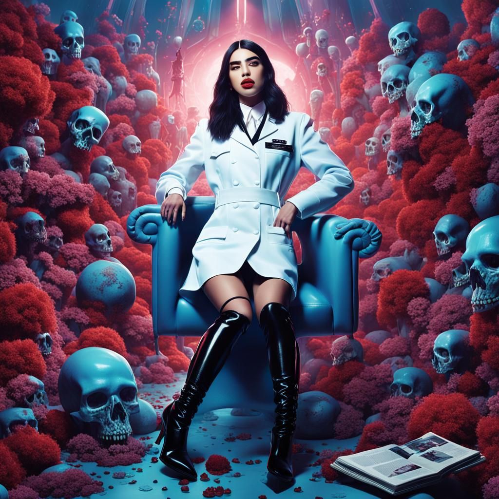 Magazine Cover: Satanic Dentist in High Fashion