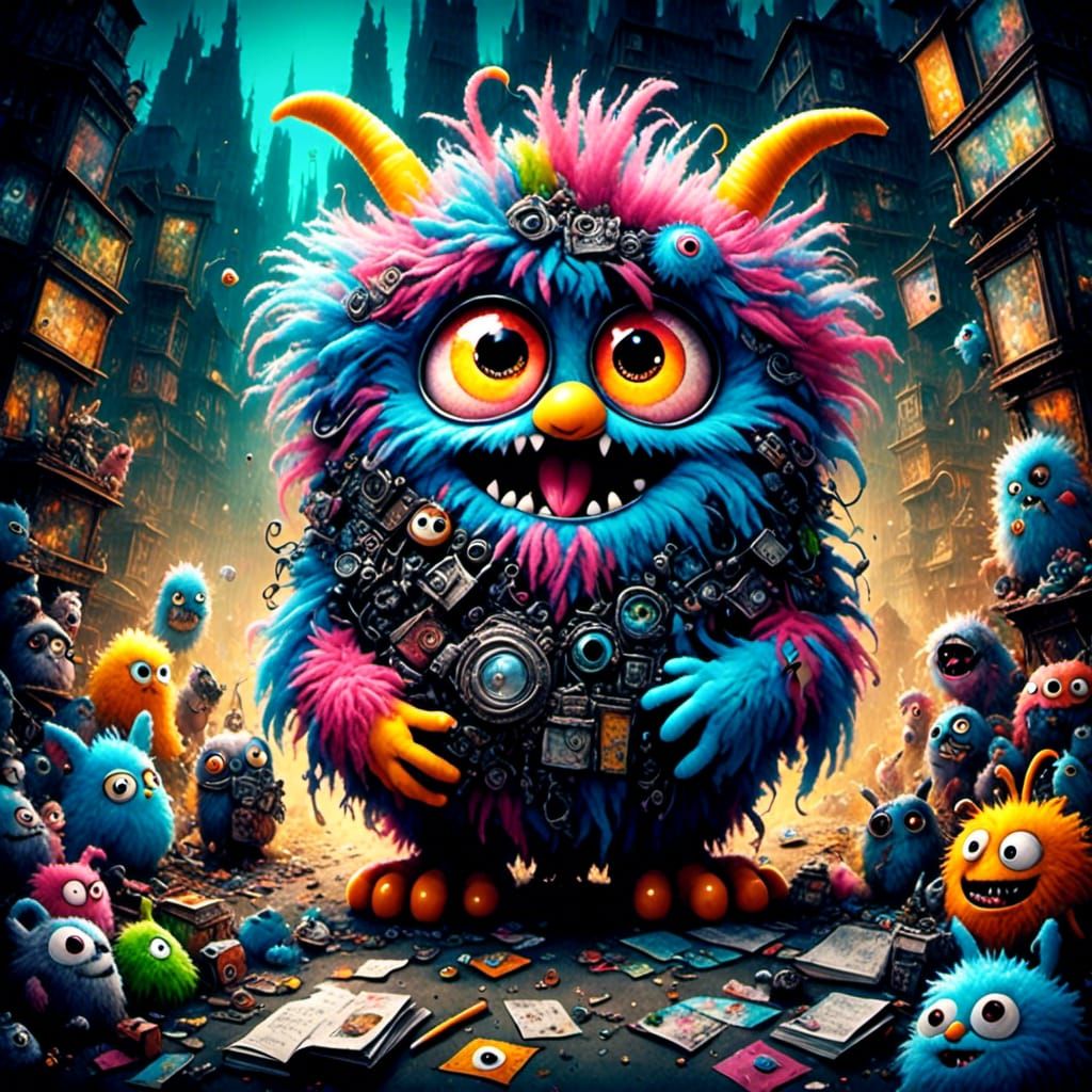 A Furby Toy Generated by AI