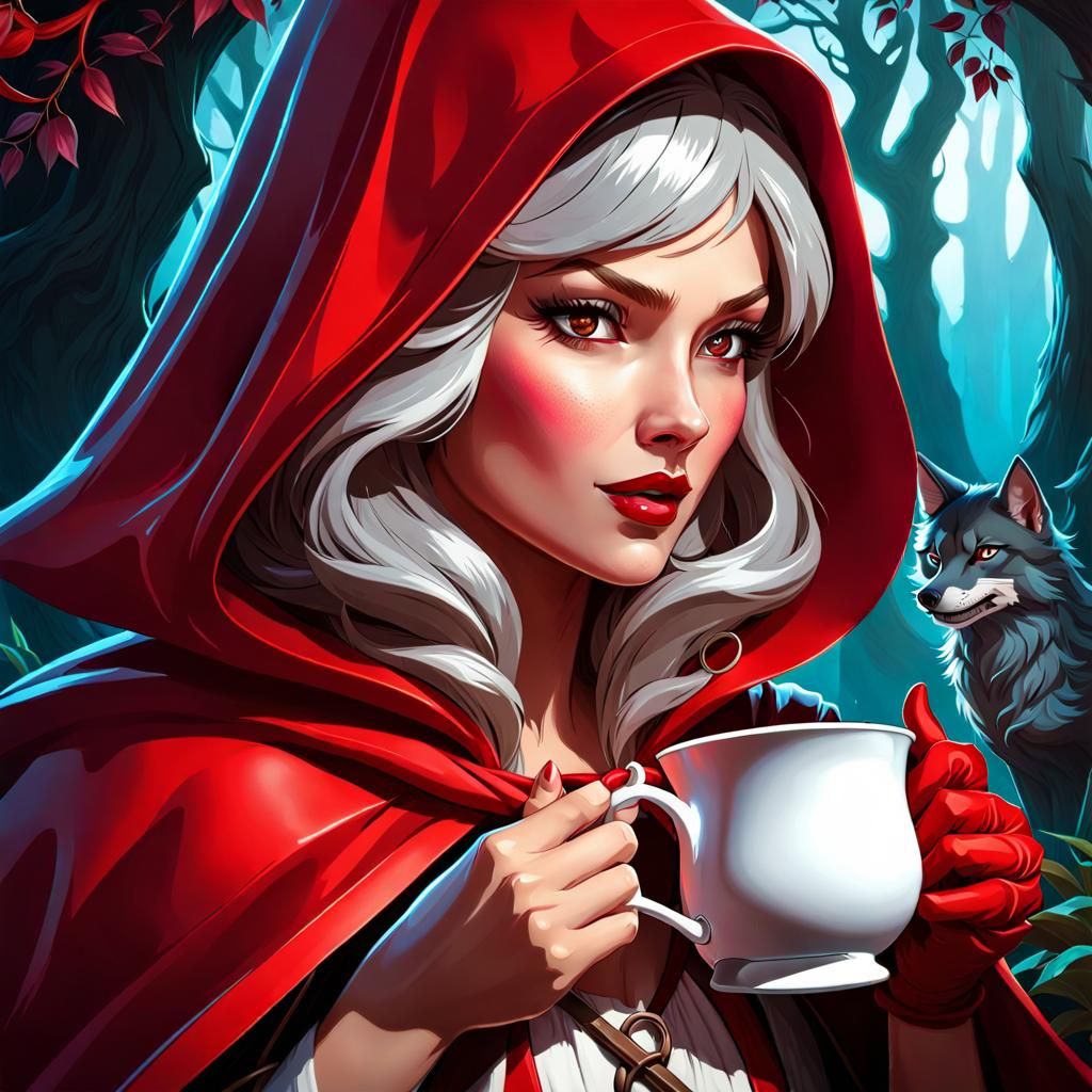 Little Red Riding Hood has a stalker