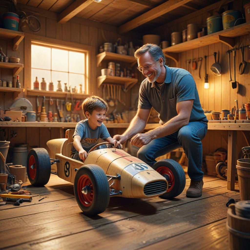 Father and Son Build Soapbox Racer