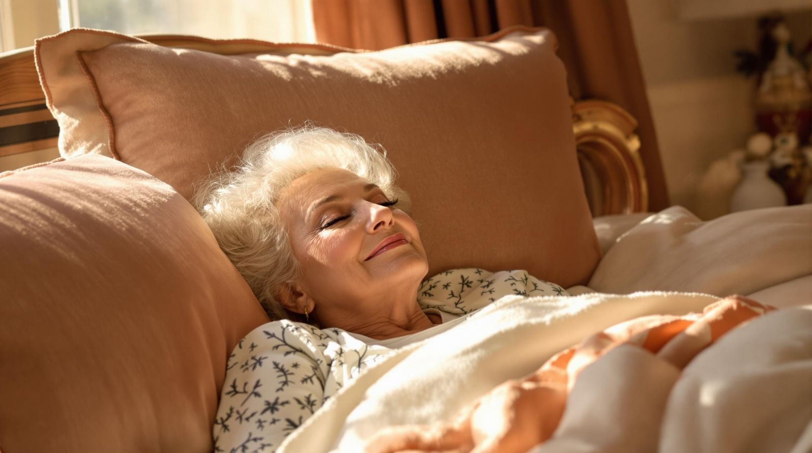 Betty White in Serene Morning Slumber