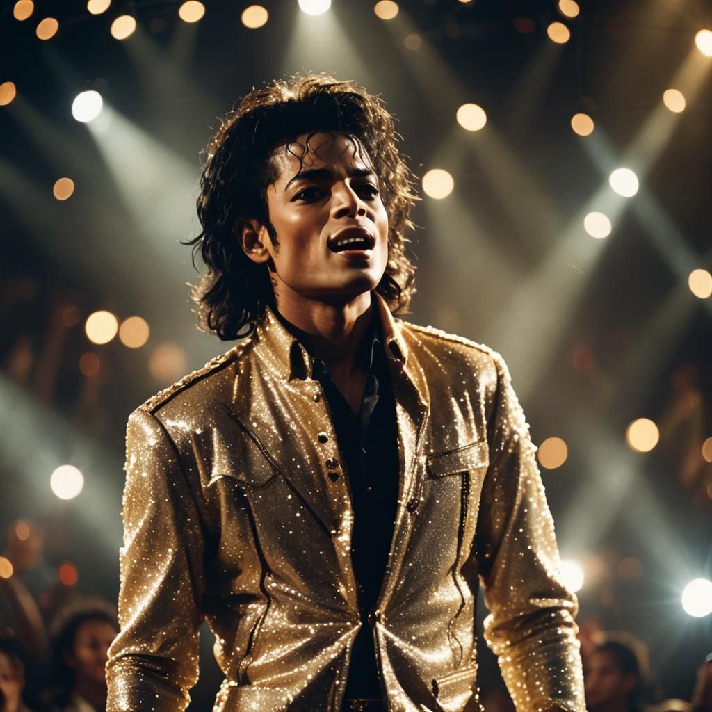 Michael Jackson on Stage: Portrait Photography