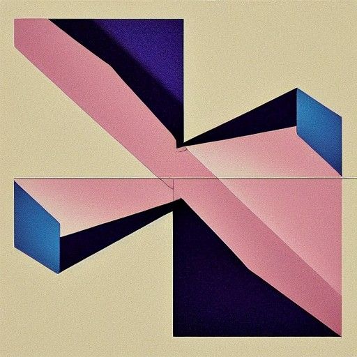 Abstract Cubist Rendering of Imaginary Numbers