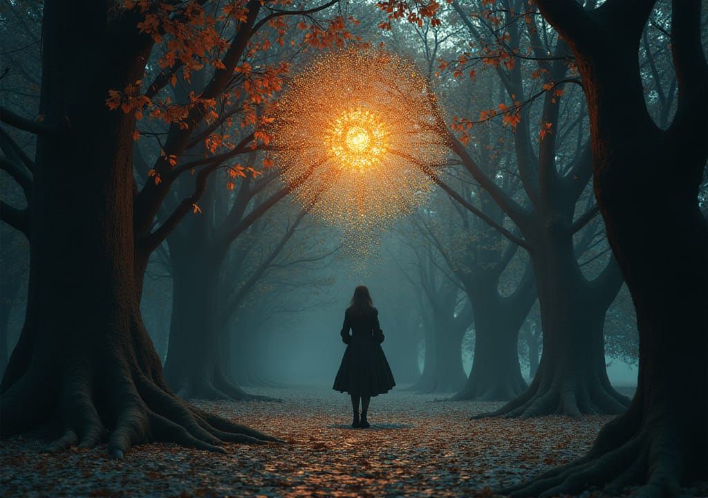 Light Shines in Darkness: Photographic Pointillism Art