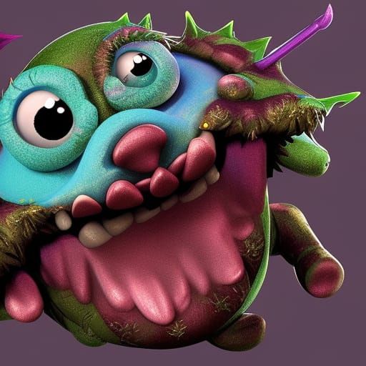 My Singing Monsters Cyan Element Monster