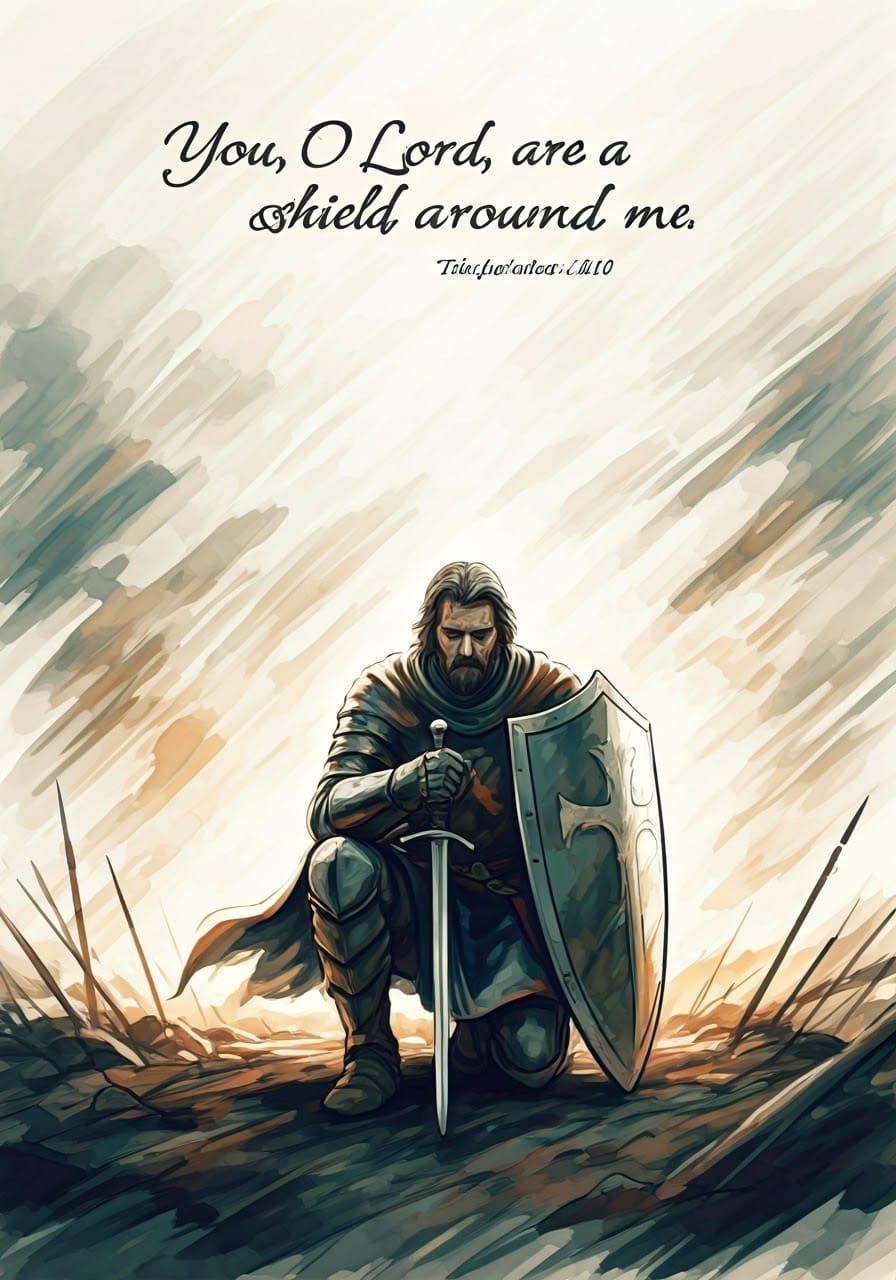 Contemplative Knight in Devotion