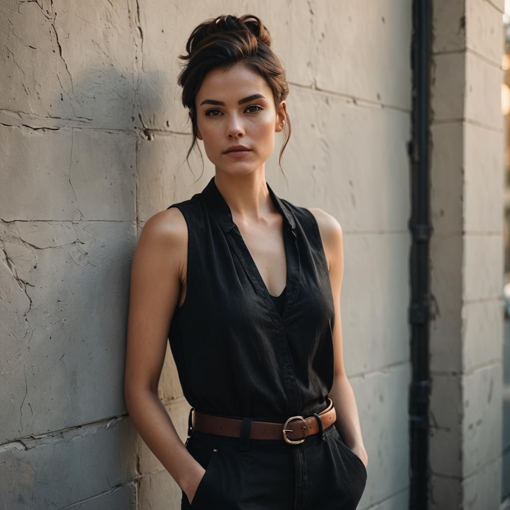 Fashion Portrait of a Confident Woman