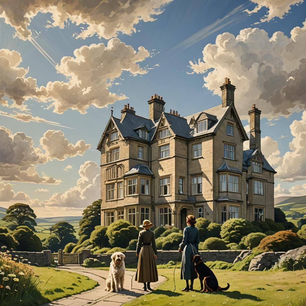 Art Nouveau House in Yorkshire Dales