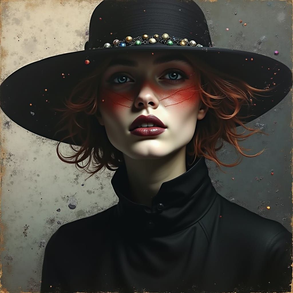 Glistening Jewels and Oceanic Elements in a Glassy Style