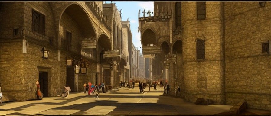Large Medieval Cityscape