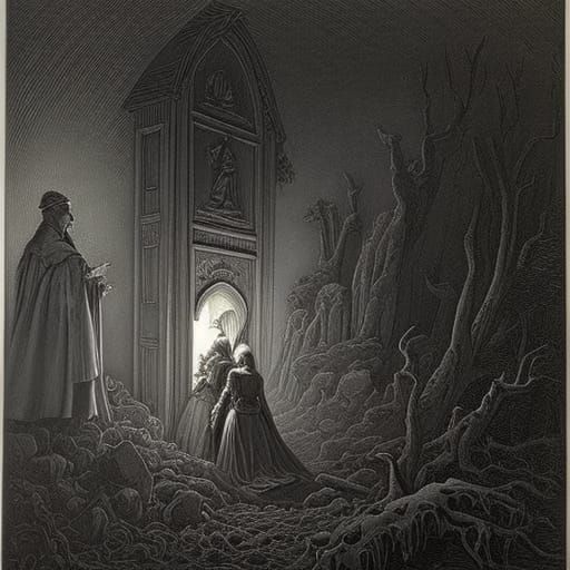 Horrific Allegory: Truth and Lies as Engraving