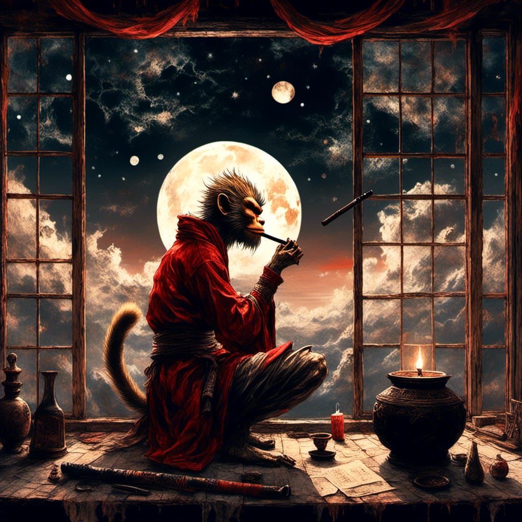 Sun Wukong in Feudal Japan Room