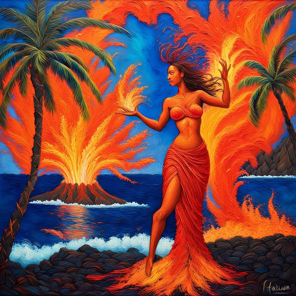 Pele Volcano Goddess