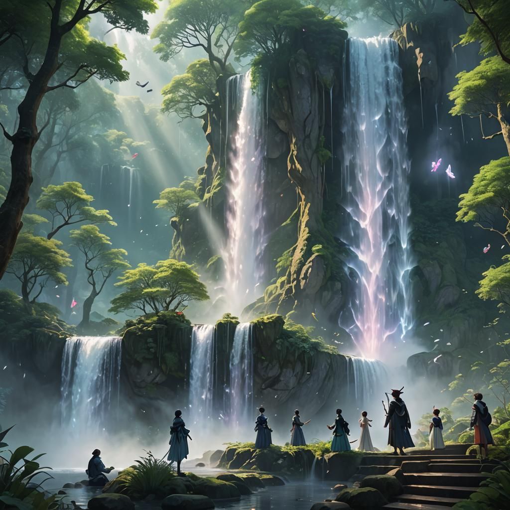 Holographic Opera for Forest Creatures: Anime Art