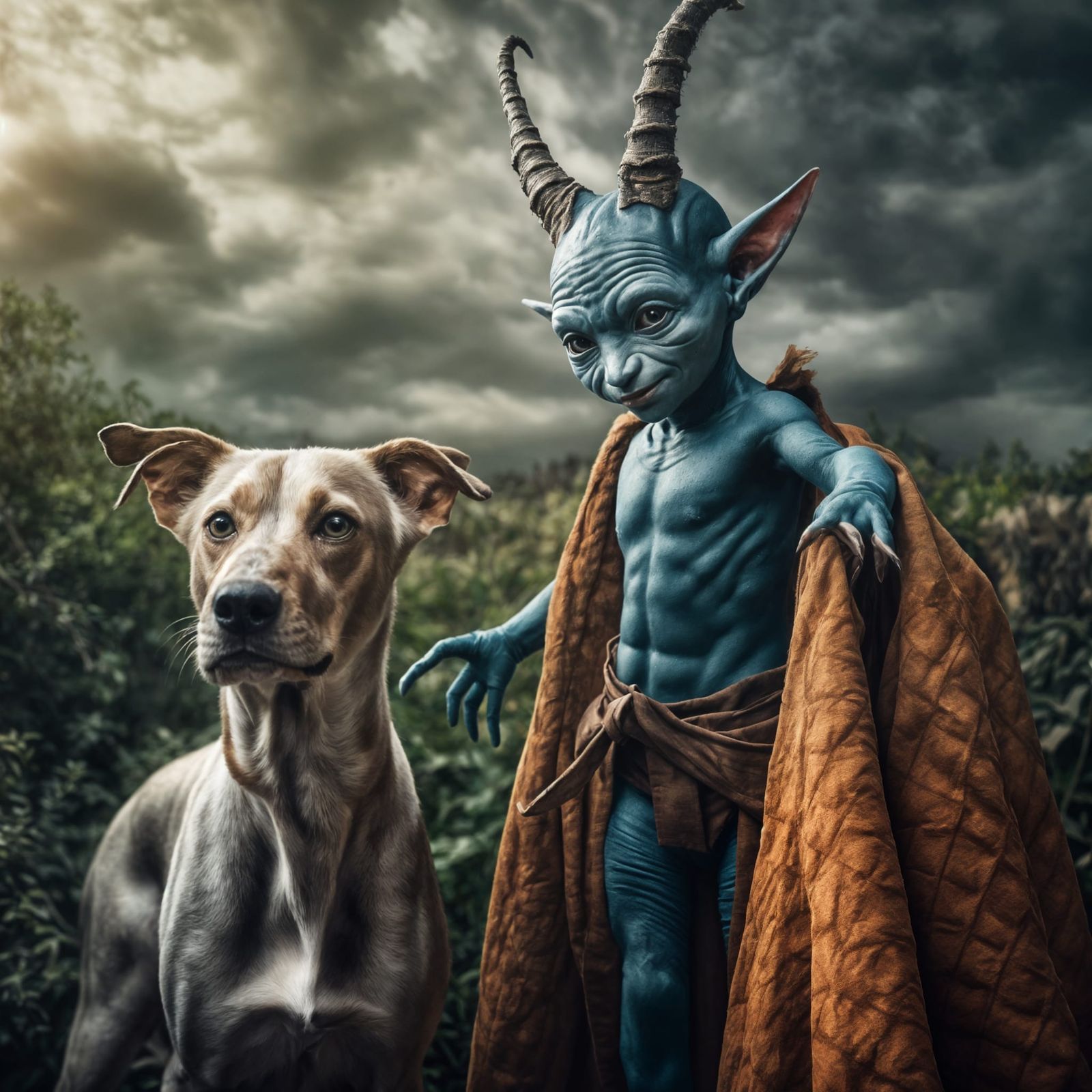 Alien Party Scene: A Photorealistic Digital Painting