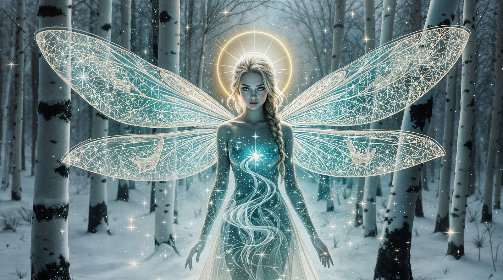 Whispers of Winter in the Enchanted Forest