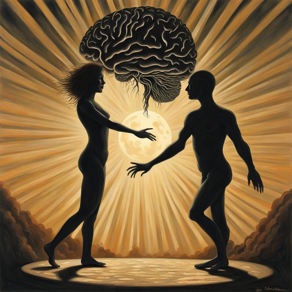 Sinister Shadow Over Brain, Sun and Moon