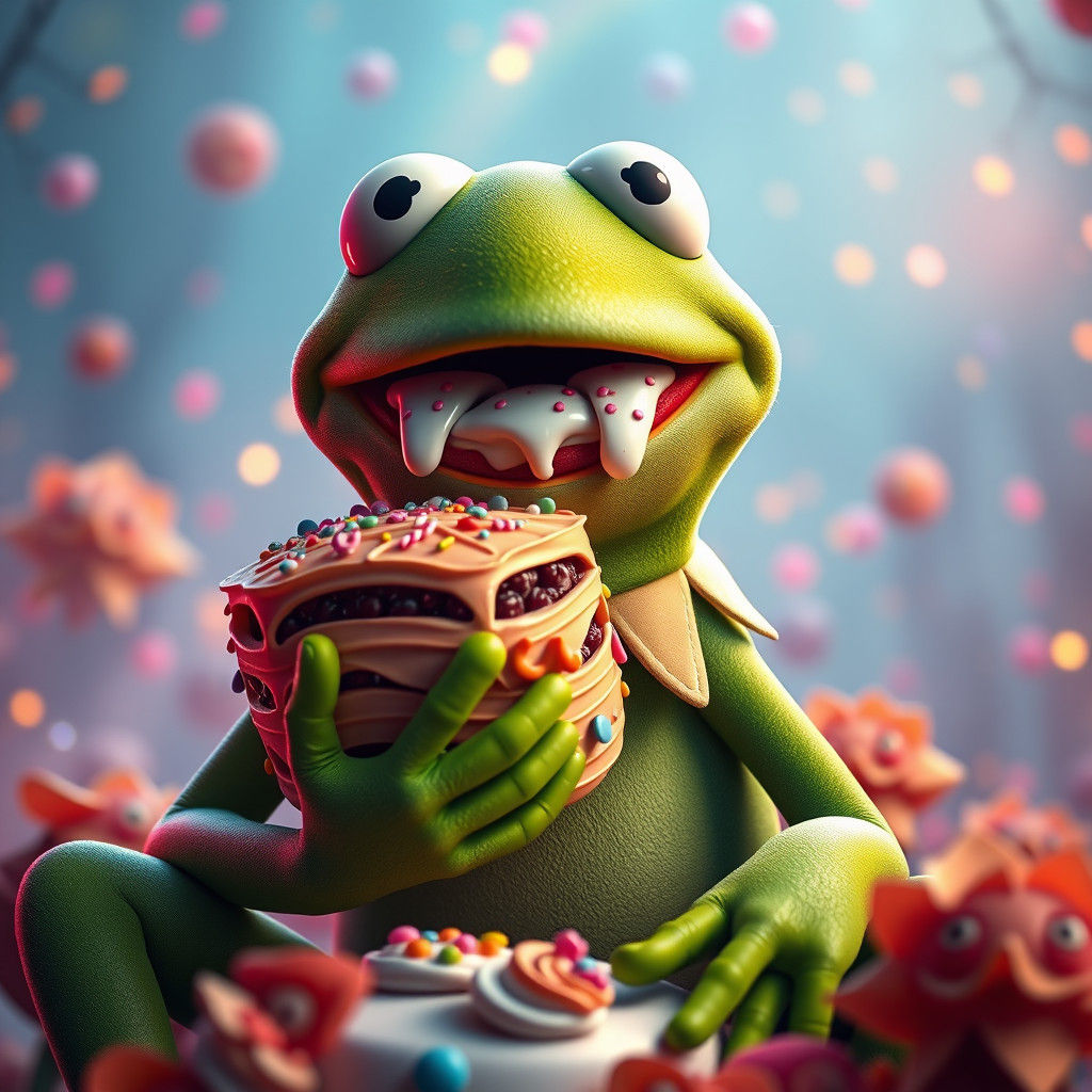 Kermit the Frog's Cake Fantasy, Concept Art