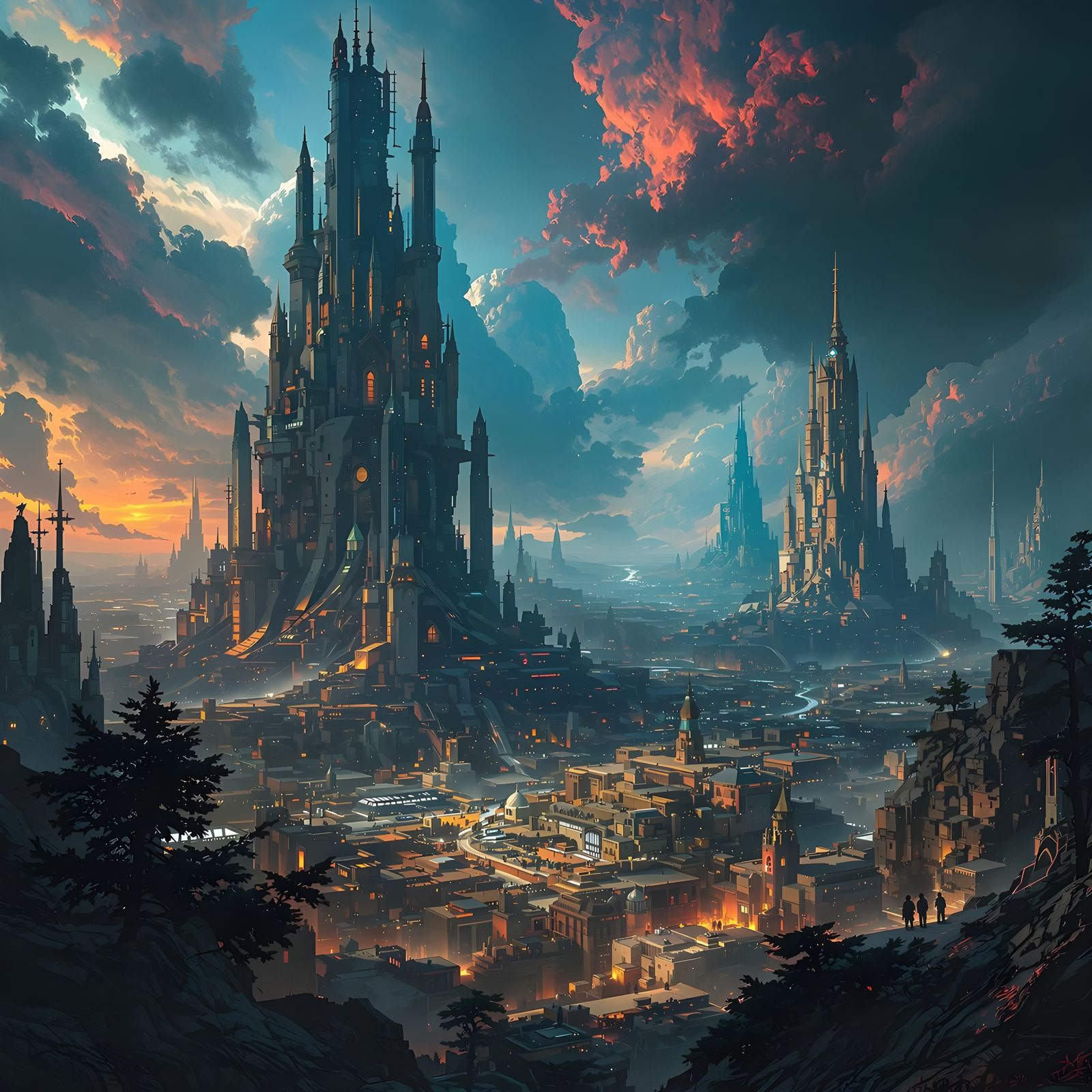 Epic Terror Scene in Digital Matte Painting