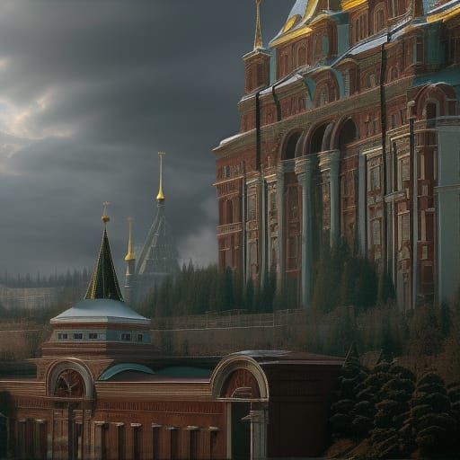 Epic Cinematic Digital Painting of Russia