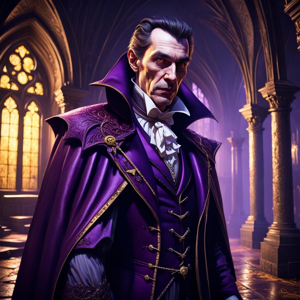 Dracula in Transylvania: Dark Fantasy Concept Art