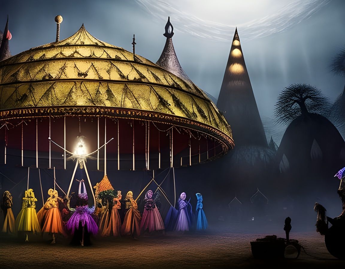 Gothic Steampunk Circus: A Clown Fantasy
