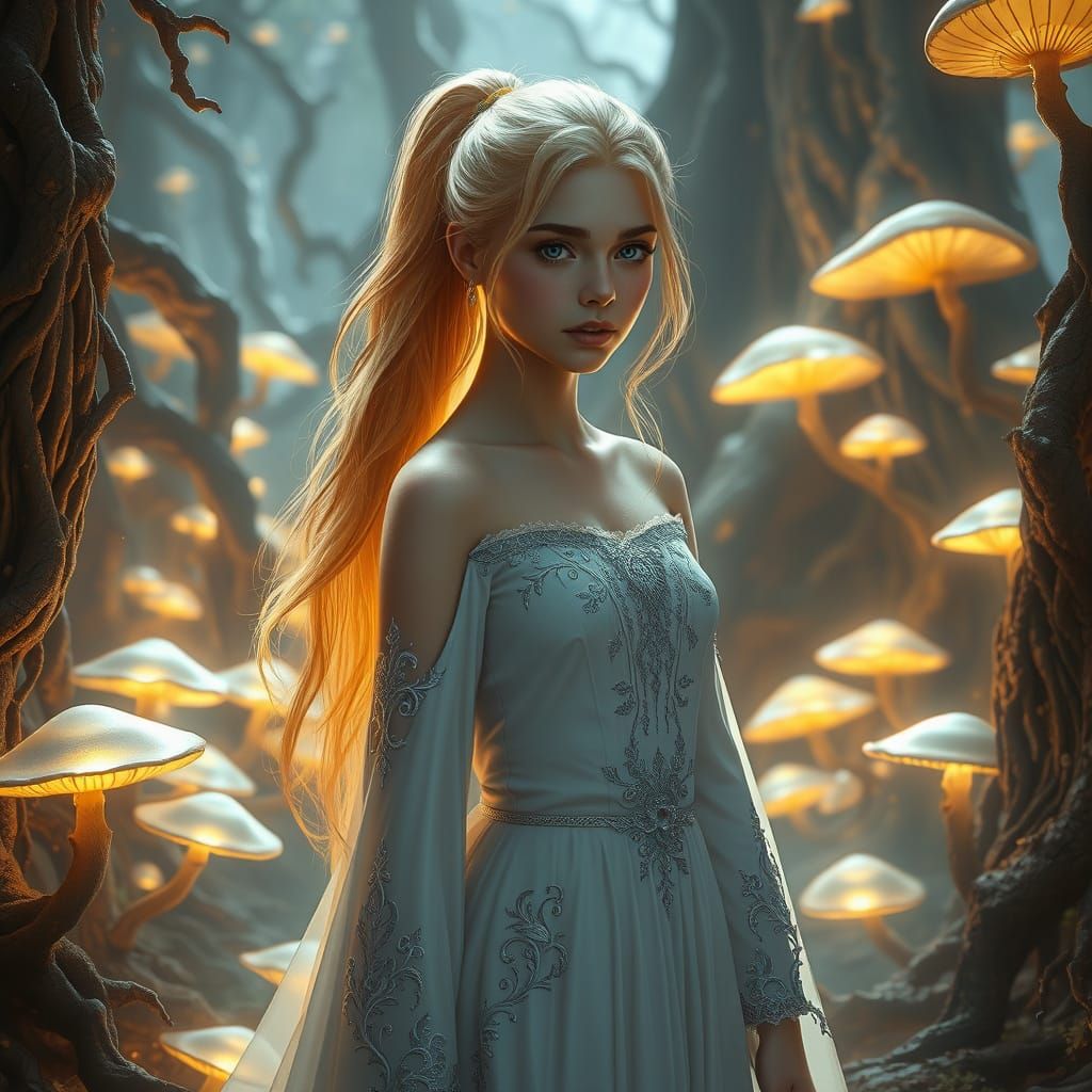 Ethereal Beauty in Ancient Forest