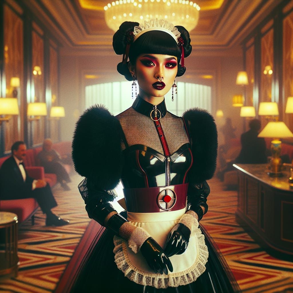 Luxurious Hotel Lobby in Cinematic Style