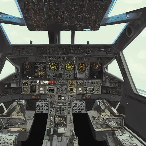 Jet Cockpit View in Modern Warfare Style