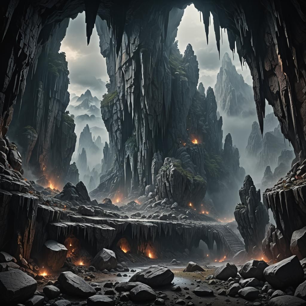 Dark cave
