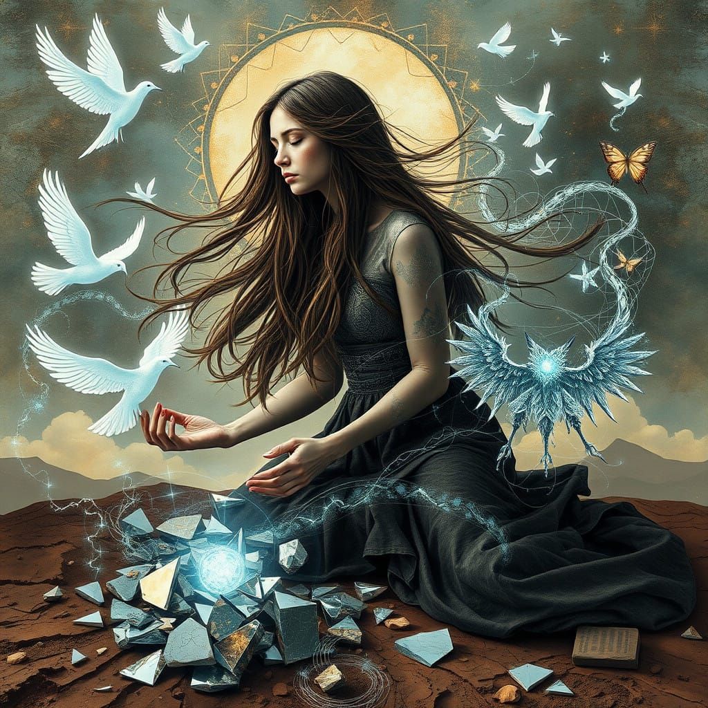 A Woman of Fortitude Amidst Whispers of Myth and Legend