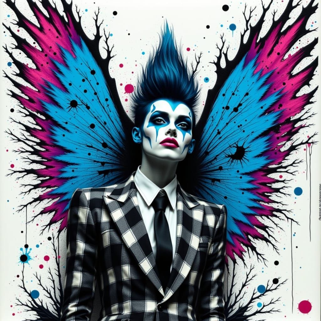 Robin Anthromorph Supervillain Wreaks Havoc, Punk Surrealism