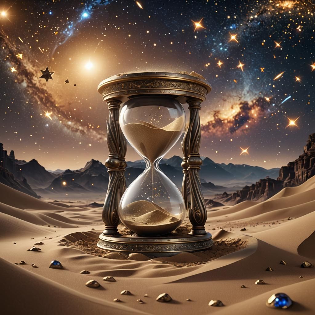 Hourglass of Stars: Infinite Past and Future