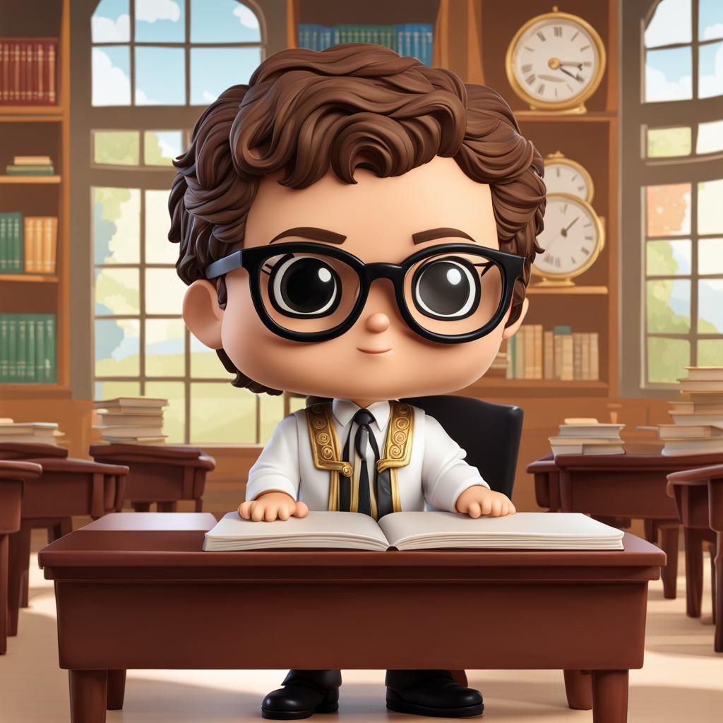 Chibi Professor in a Toga 240212A