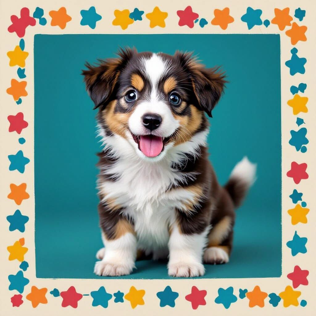 Adorable Dog Generated from Simple Prompt