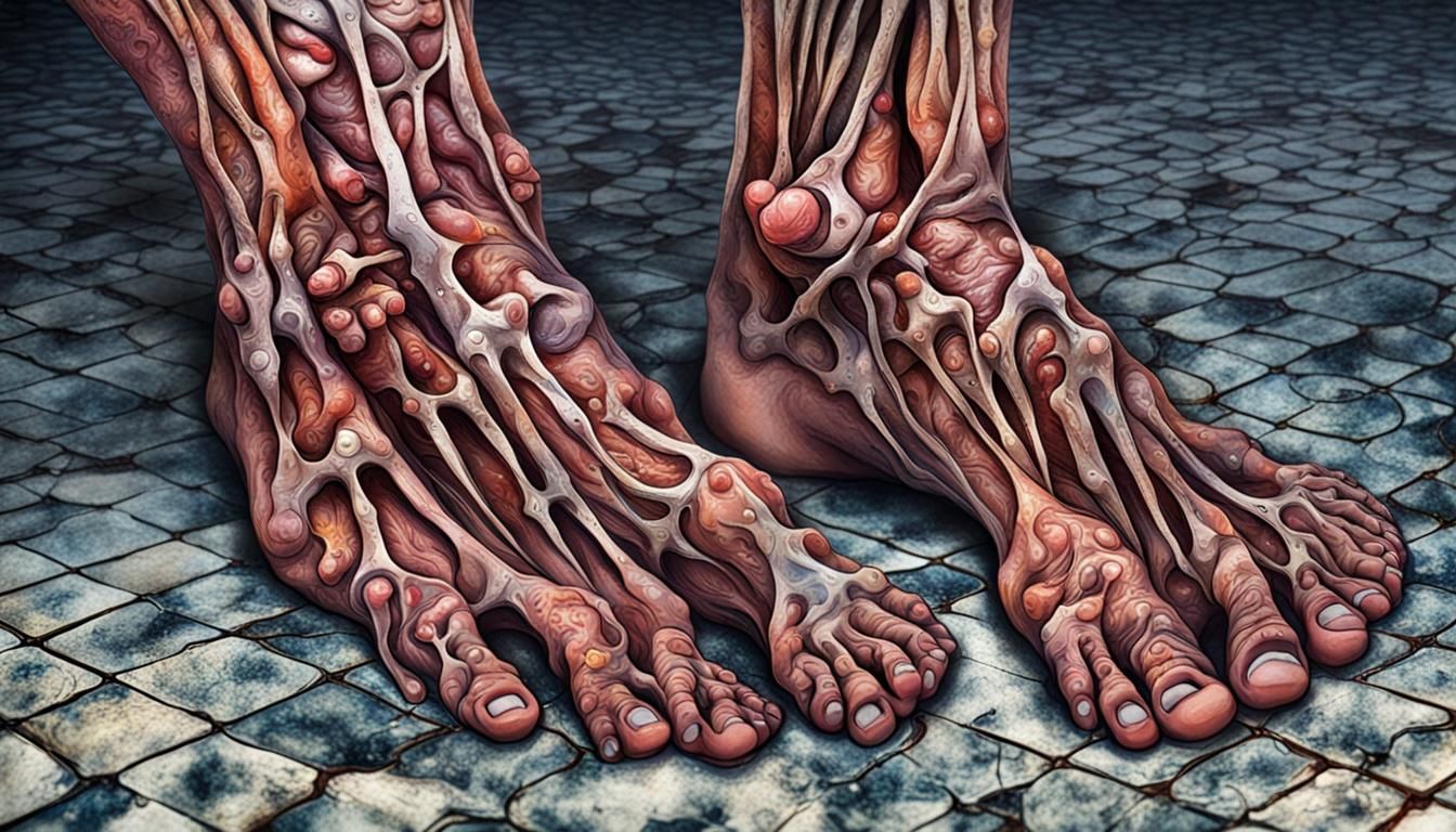 gnarly ugly monster feet